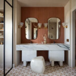 Designer: Peruri Design | Photographer: Bess Friday | Material: Bianco Lasa Polished & Dekton Umber Slab