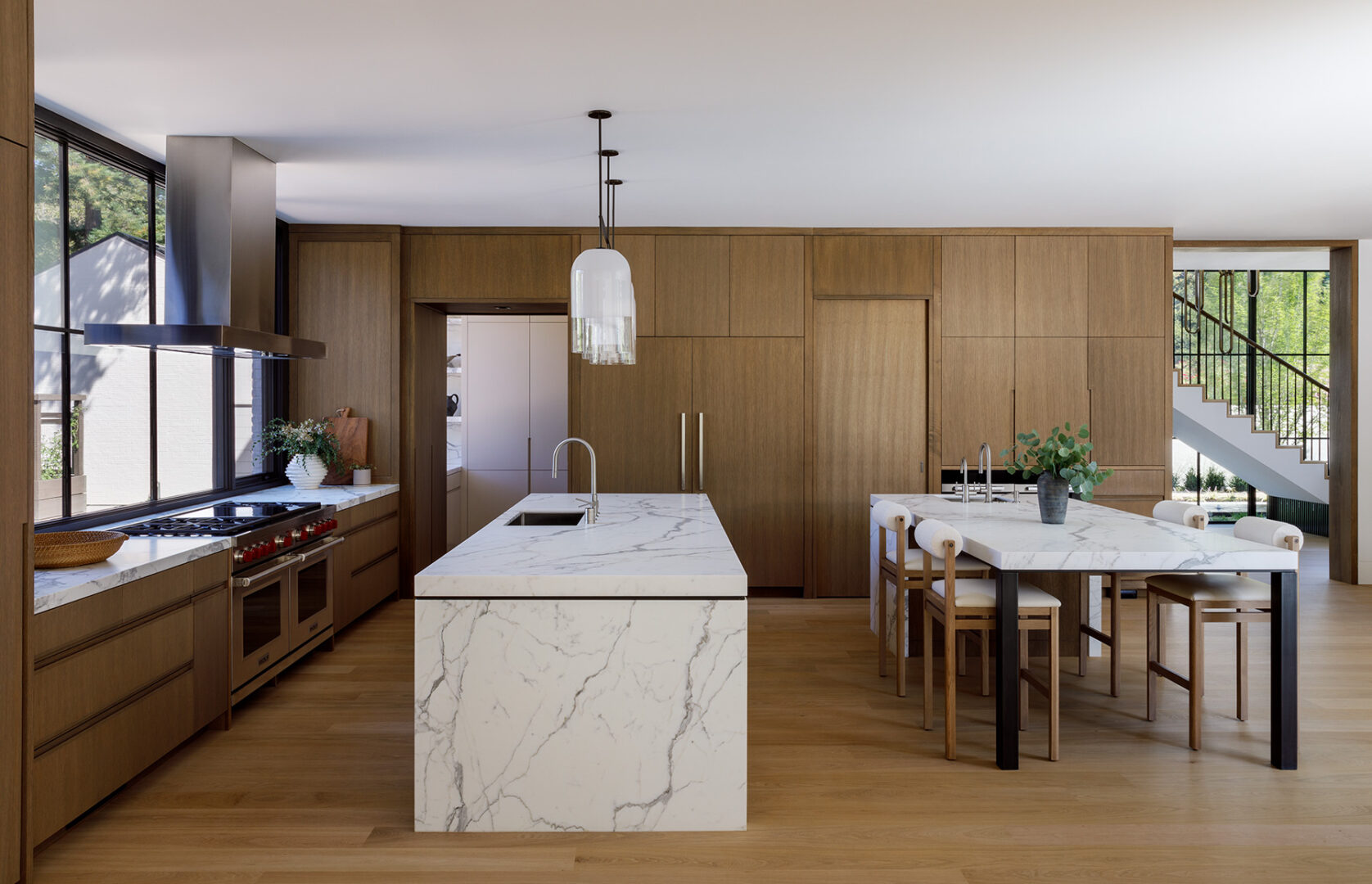 Photographer: Michele Willson • Fabricators: Marble & Stone Solutions and Emperador Marble • Architect: PNC Development Slab