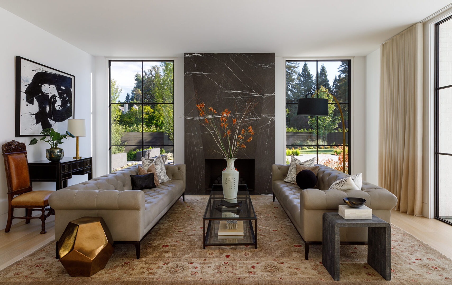 Photographer: Michele Willson • Fabricators: Marble & Stone Solutions and Emperador Marble • Architect: PNC Development Slab