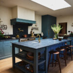 Designer: Chantal Lamberto | Photographer: Paul Dyer | Materials: Soapstone 3CM Black Honed Slab