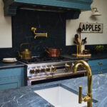 Designer: Chantal Lamberto | Photographer: Paul Dyer | Materials: Soapstone 3CM Black Honed Slab