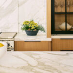 Lauren Berry Interior Design | Calacatta Oro Honed Marble | Photo by Arthur Alvarez Slab