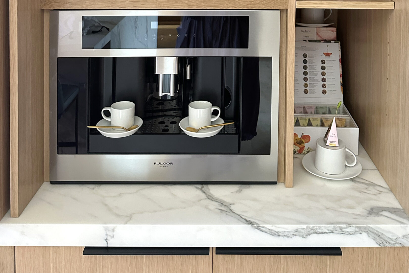 Lauren Berry Interior Design | Calacatta Oro Honed Marble Slab