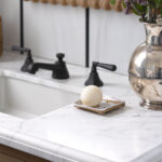 Chantal Lamberto Interior Design | Calacatta Spider Honed Marble | Photo by Bess Friday Slab