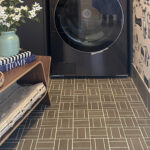 MGG Designs | Crossville Inc. Notorious Porcelain Tile Mosaic in Leading Man Slab