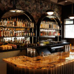 Maria Isabel San Francisco | Designer: Jak W Designs | Materials: Patagonia (bar), Absolute Black (back bar) Slab