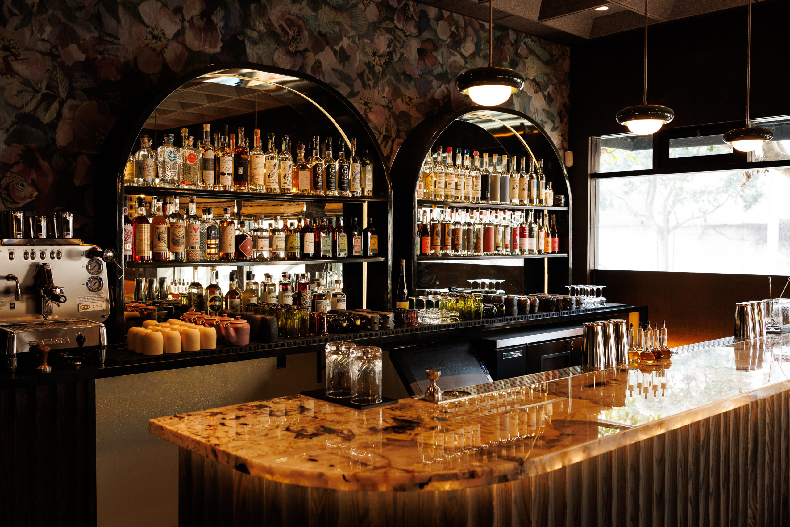 Maria Isabel San Francisco | Designer: Jak W Designs | Materials: Patagonia (bar), Absolute Black (back bar)