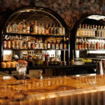Maria Isabel San Francisco | Designer: Jak W Designs | Materials: Patagonia (bar), Absolute Black (back bar) Slab