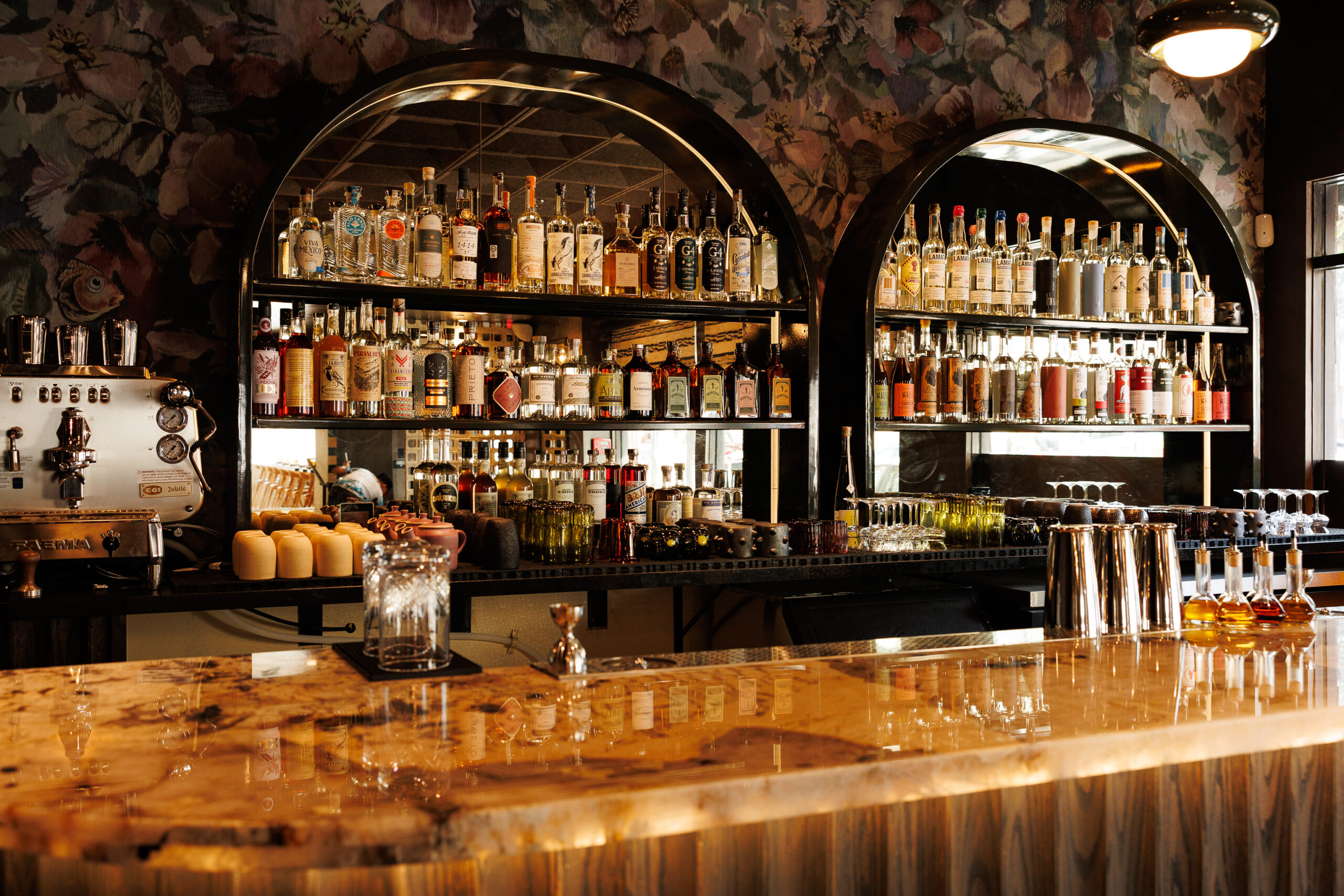 Maria Isabel San Francisco | Designer: Jak W Designs | Materials: Patagonia (bar), Absolute Black (back bar)