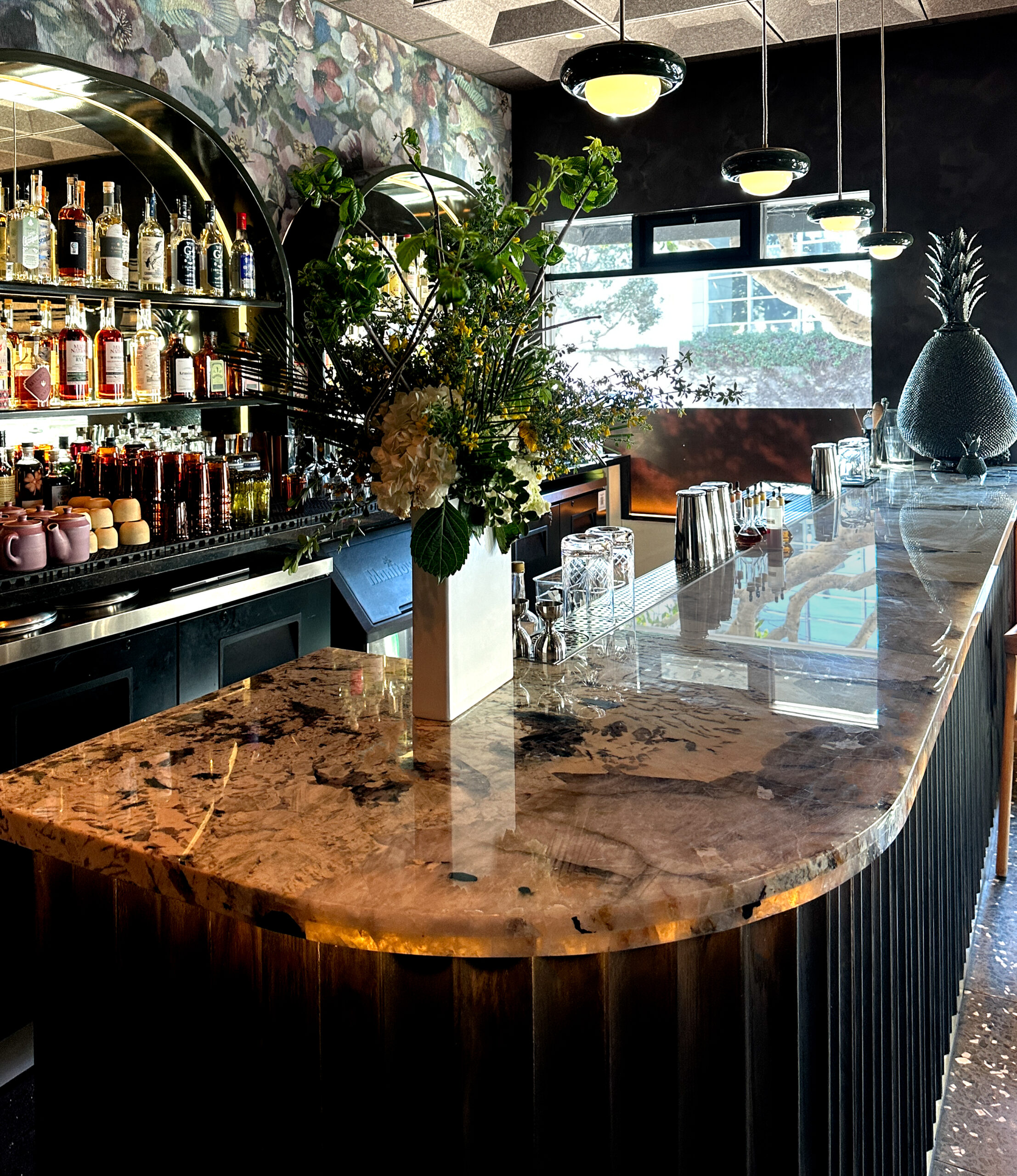 Maria Isabel San Francisco | Designer: Jak W Designs | Materials: Patagonia (bar), Absolute Black (back bar)