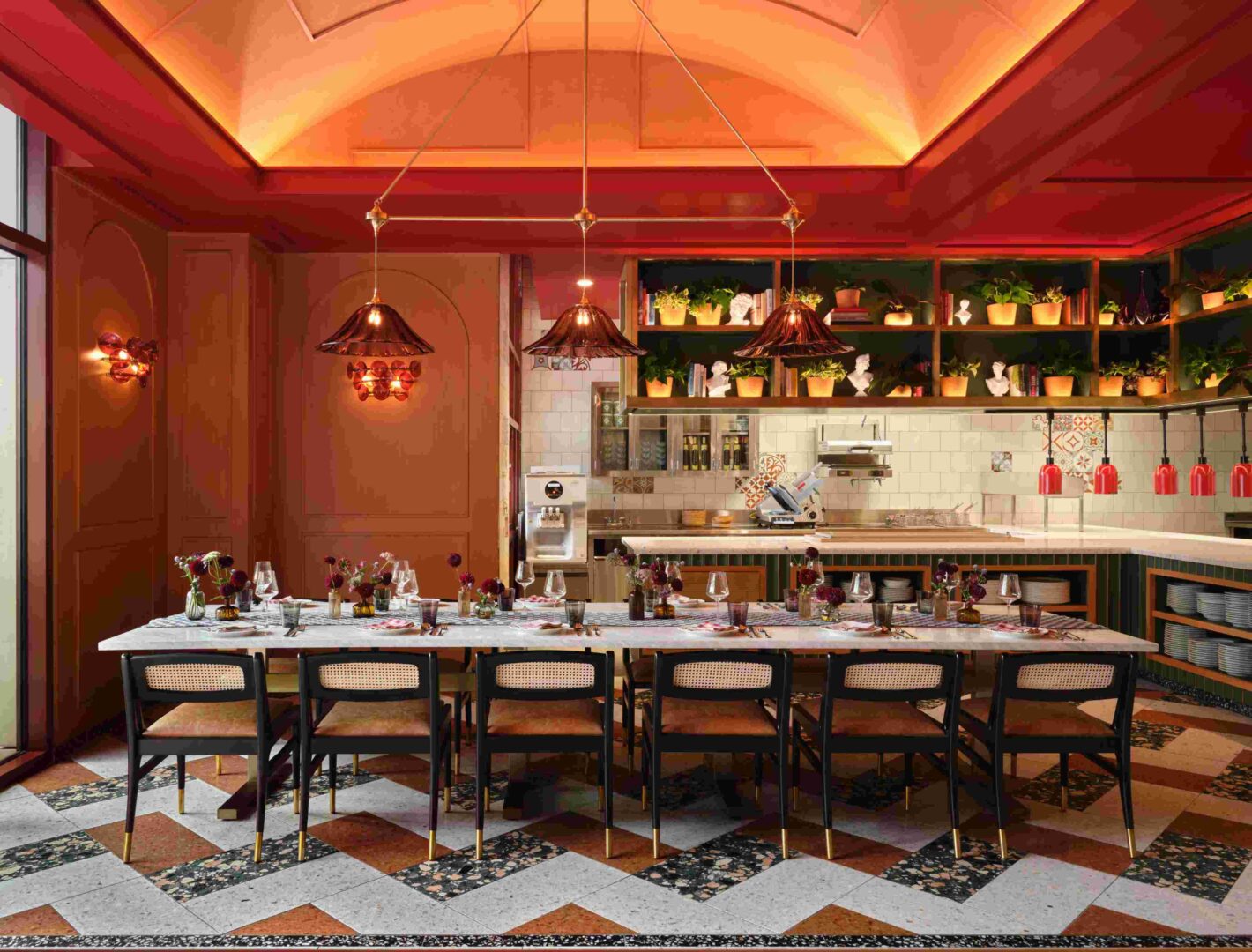 Photographer: Douglas Friedman • Designer: De La Cruz Interior Design • Architect: Stanton Architecture Slab