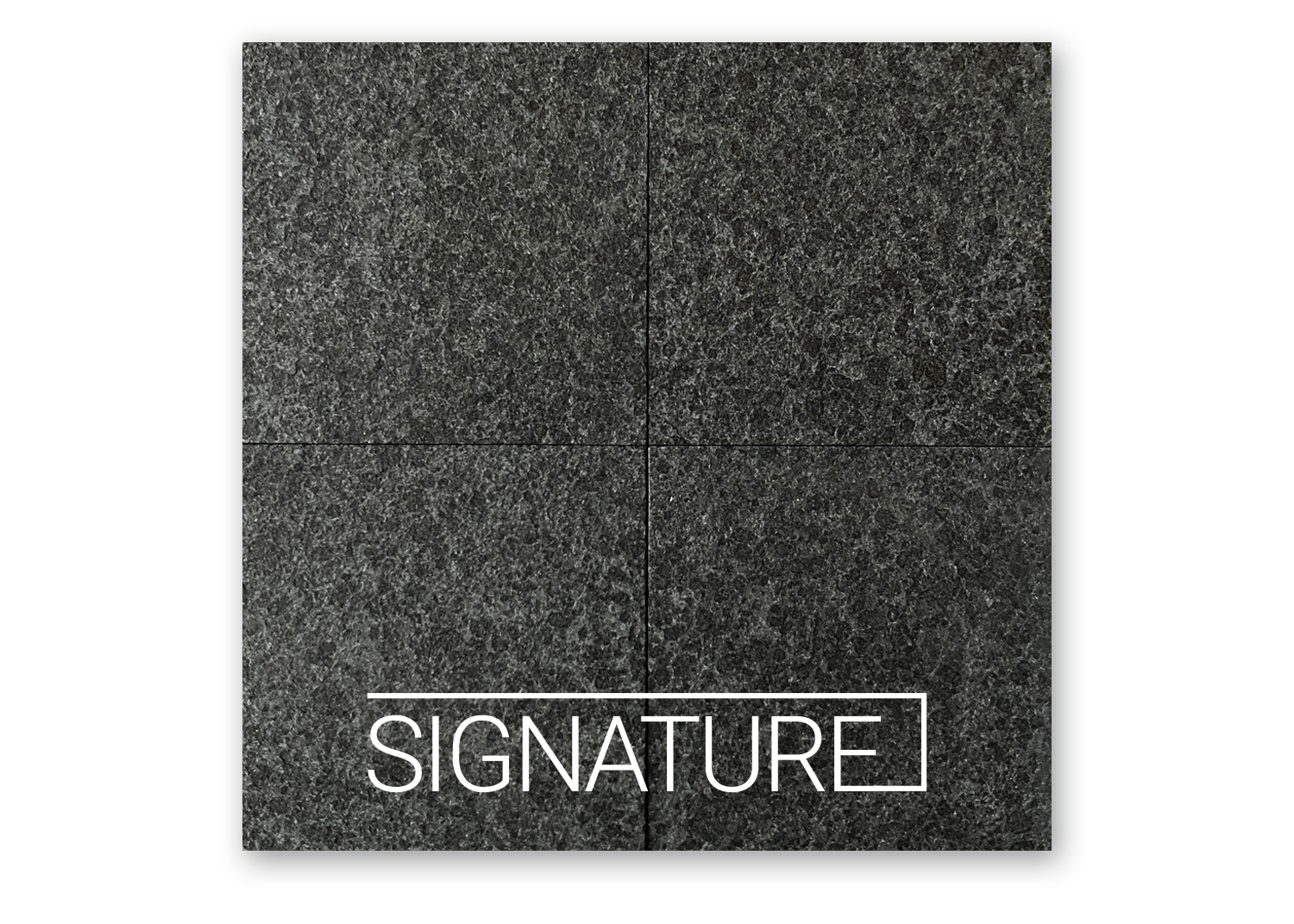 New Cambrian Black Flamed & Brushed Signature