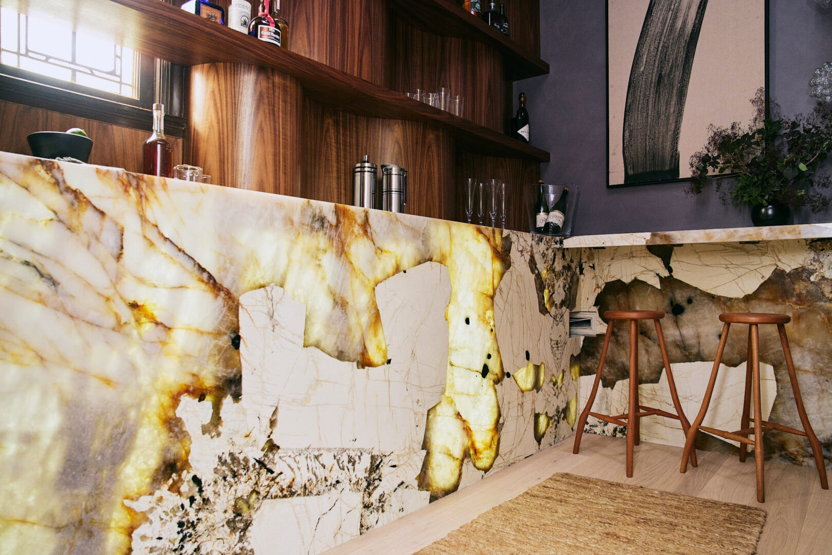 MALONE | Patagonia Honed Granite | Photo by Arthur Alvarez Slab