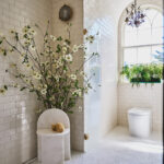 Designer: Marsh & Clark | Photographer: Paul Dyer | Materials: Dana Mosaic, Silk Tavella Pergamena & Calacatta Namibia Slab