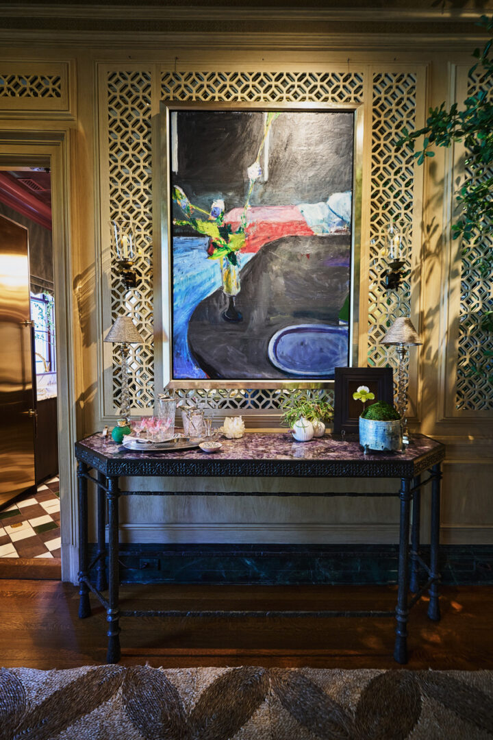 Designer: Tucker & Marks | Photographer: Roger Davies | Material: Amethyst Precioustone Slab Slab