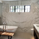 Designer & Architect: Stacey Olgado | Material: Calacatta Oro Honed