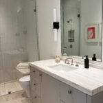 Architect, Designer & Builder: PPG | Material: Stellar White Slab