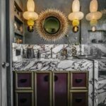 Designer: Caroline Lizarraga | Photographer: Christopher Stark | Material: Calacatta Viola Marble