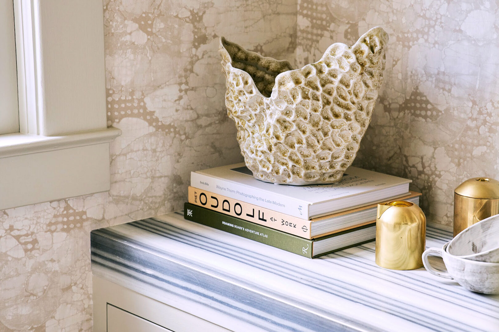 Coy and Company | Zebrino Polished Marble | Photo by Arthur Alvarez Slab