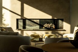 Designer and Builder: Ridge Design and Build | Photographer: Mike Battey | Stone Fabricator: Vienna Tile and Stone | Material: Quartzite Madeirus Honed