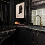 Designer: Fernando Castellanos | Photographer: Christopher Stark | Materials: Standard Glazed Brick Color Caviar Slab