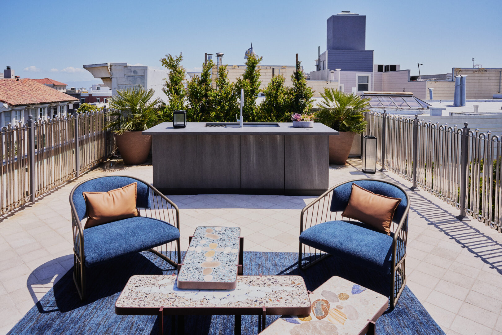 Designer: Dustin Moore | Photographer: Arthur Alvarez | Materials: Dekton Bromo Textured Matte Slab