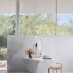 Architect: Kroeger Janev Architects | Builder: Wesley Wahl Construction | Designer: Nicole Hollis | Photographer: Douglas Friedman | Material: Calacatta Lincoln Marble