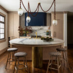 Designer: Katie Monkhouse | Photographer: Stephanie Russo | Materials: Breccia Napolitana Honed Marble Slab