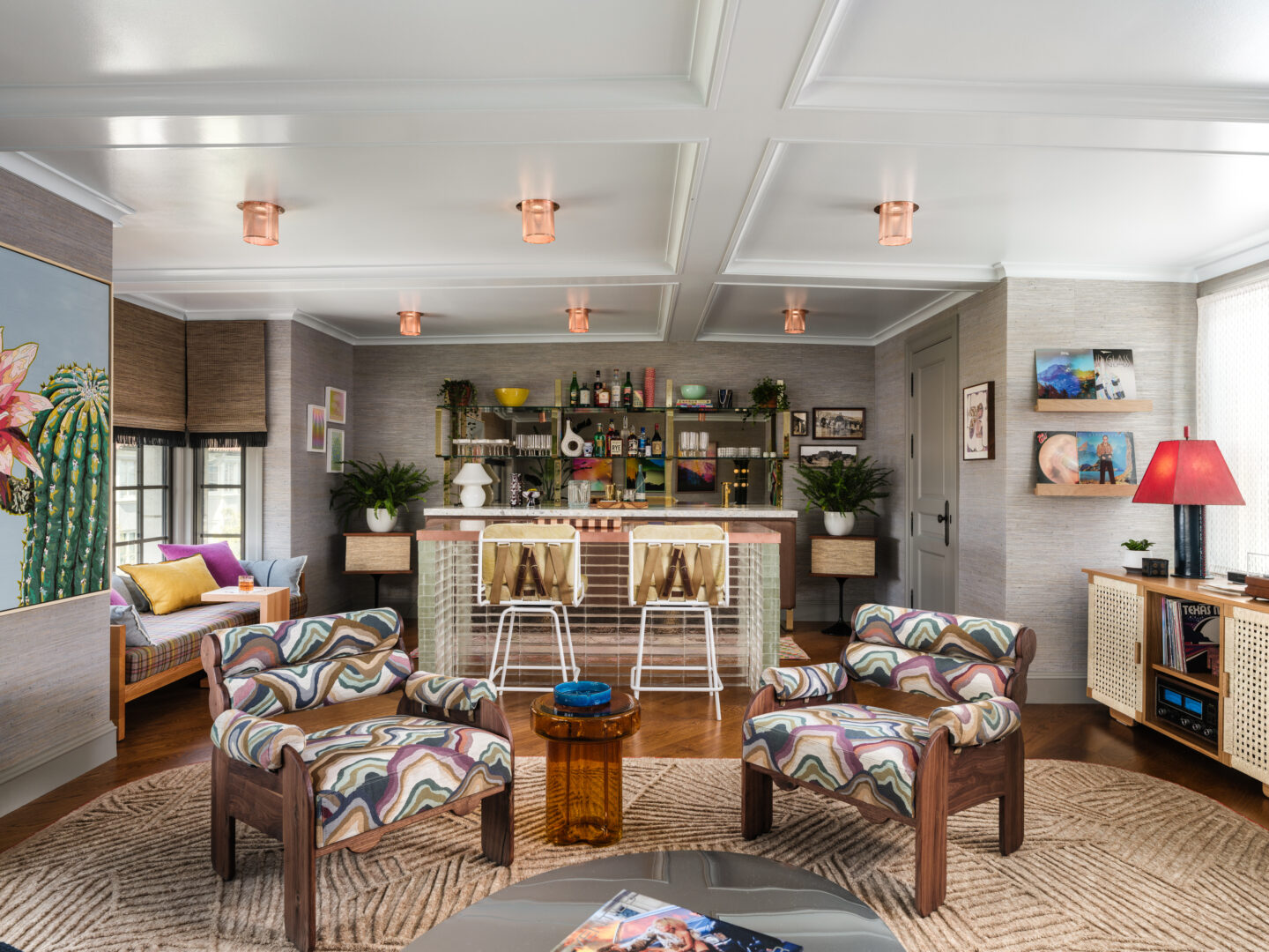 Designer: John Anderson | Photographer: Christopher Stark | Materials: Arabescato Bianco Brushed Marble Slab