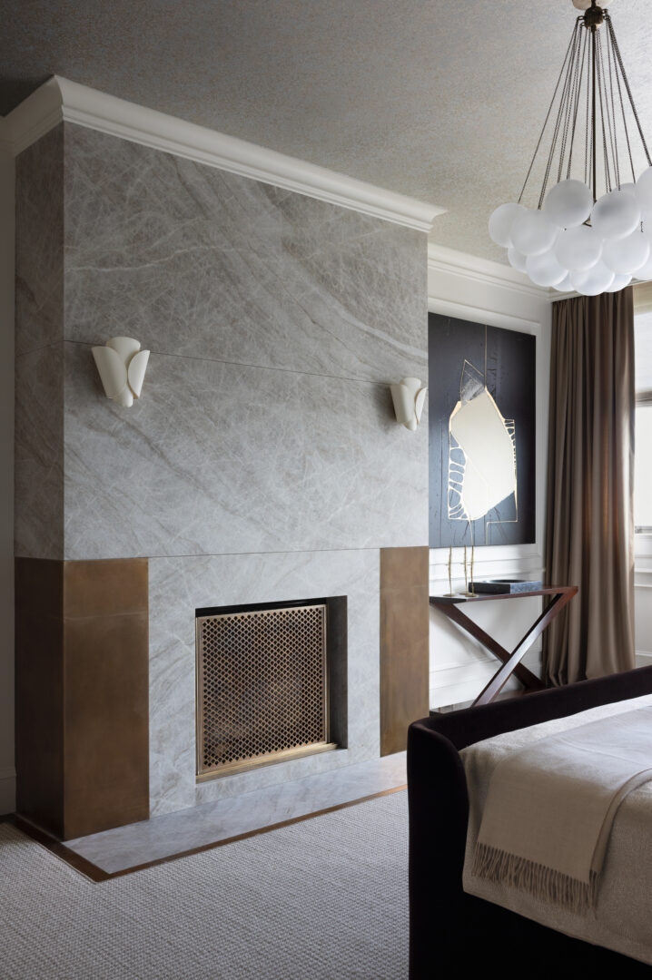 Designer: Lauren Berry | Photographer: Christopher Stark | Materials: Taj Mahal Leathered Quartzite Slab