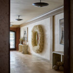 Designer: Jon de la Cruz | Photographer: John Merkl | Materials: Corton Beige Honed & Linen Limestone Slab