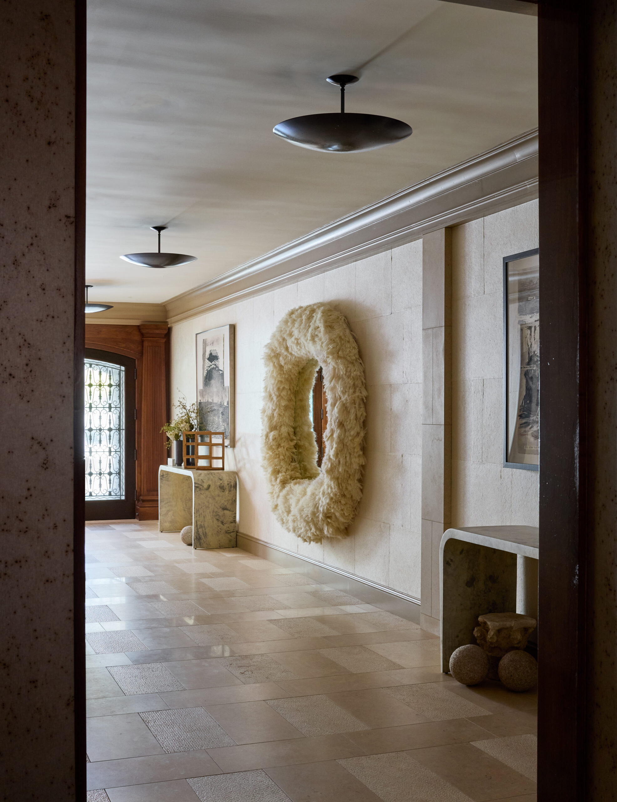 Designer: Jon de la Cruz | Photographer: John Merkl | Materials: Corton Beige Honed & Linen Limestone