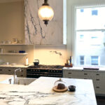 Designer: ABD Studio • Architect: Ken Linsteadt Architects • Builder: Upscale Construction • Material: Paonazzo Slab
