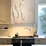 Designer: ABD Studio • Architect: Ken Linsteadt Architects • Builder: Upscale Construction • Material: Paonazzo Slab