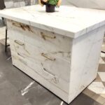 Paonazzo Marble Custom Cabinet