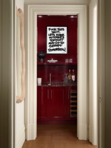 Designer: Castellanos Interiors | Photographer: Jose Manuel Alorda | Contractor: Castellanos Construction | Material: Rosso Levanto Marble