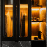 Designer: Studio Alexander | Photographer: Dane Deaner | Contractor: Cliff Point Construction | Material: Collemandina Marble