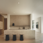 Architect, Designer & Builder: PPG | Photographer: R. Brad Knipstein Photography | Materials: Dama Bianca & Creme Du Provence Fluted Slab