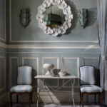 Designer: Kendall Wilkinson Design | Photographer: Paul Dyer | Contractor: Cook Construction | Materials: Como Gray Marble, Carrara Marble  Slab