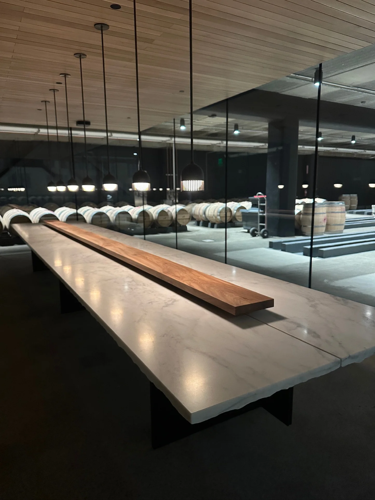 Architects: Aidlan Darling , BAR Architects, LA: Surface Design | Designer: BAMO | Builder: Cello Maudru Construction | Material: Calacatta Caldia Marble Honed & Chiseled