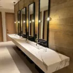Architects: Aidlan Darling , BAR Architects, LA: Surface Design | Designer: BAMO | Builder: Cello Maudru Construction | Material: Calacatta Raffaela Marble Polished Slab