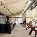 Architects: Aidlan Darling , BAR Architects, LA: Surface Design | Designer: BAMO | Builder: Cello Maudru Construction | Photographer: Adam Potts | Material: Pietro del Cardozo Limestone Slab